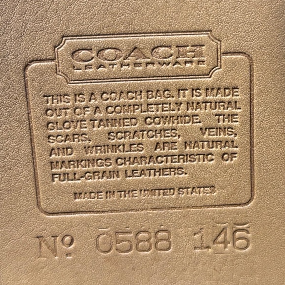 Vintage Coach Ranch Bag Style 9852 in Sandstone - Picture 13 of 17